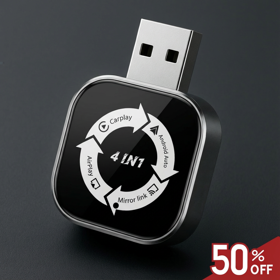 Bezdrôtový adaptér CarPlay 4 v 1
