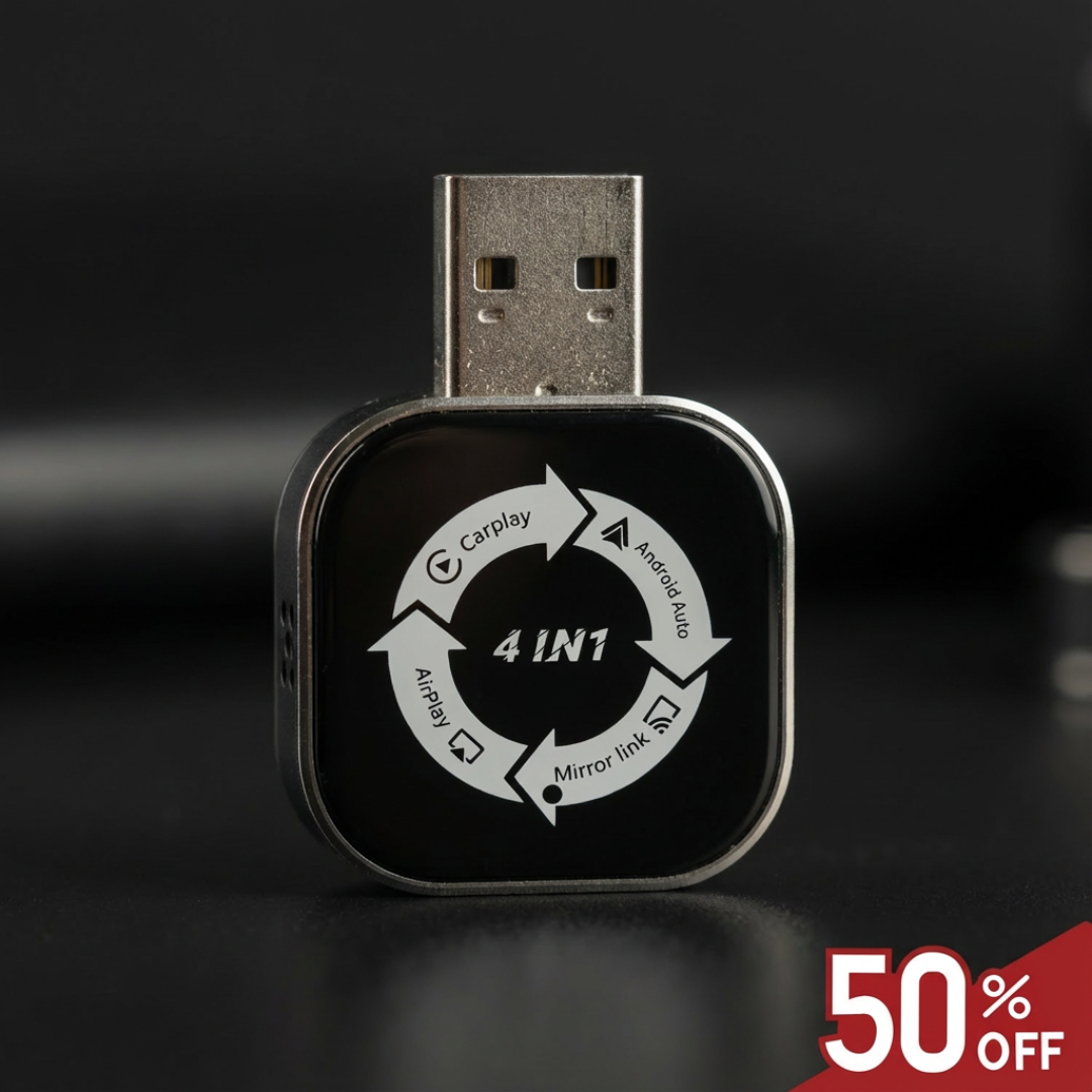 Bezdrôtový adaptér CarPlay 4 v 1